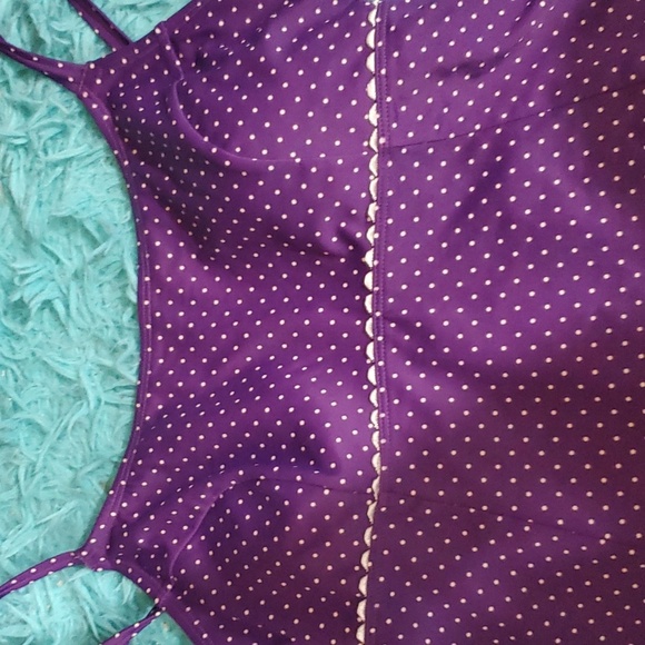 L.L. Bean Pok-a-dot Swimsuit - Picture 2 of 6